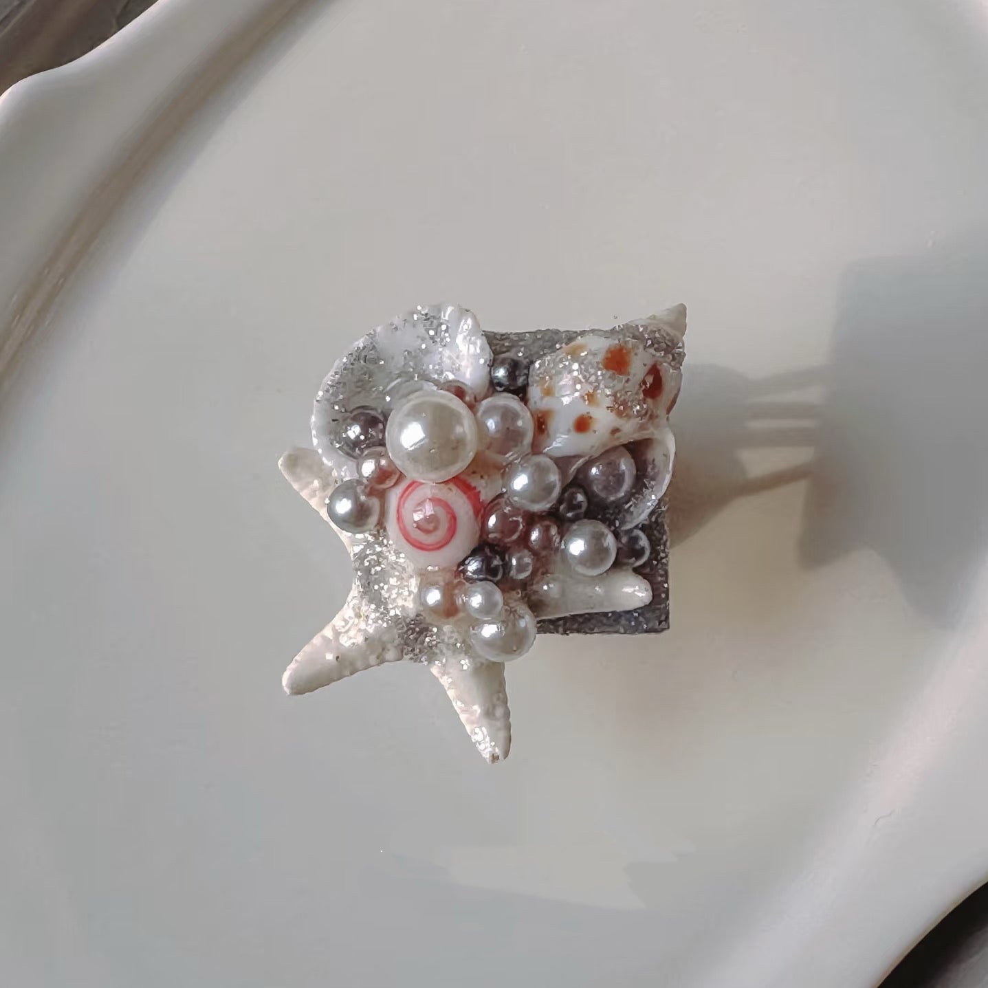 Handmade Natural Shell Ring